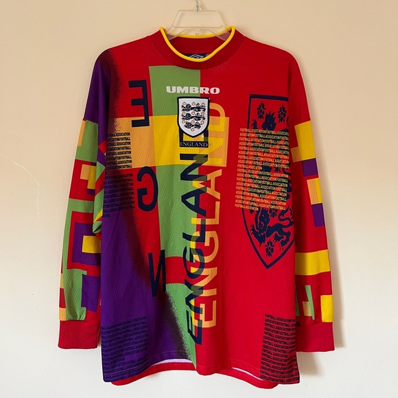 Other - National Team England Goalkeeper 1995 Umbro Vintage Football Shirt Soccer Jersey